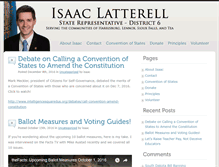 Tablet Screenshot of isaaclatterell.com